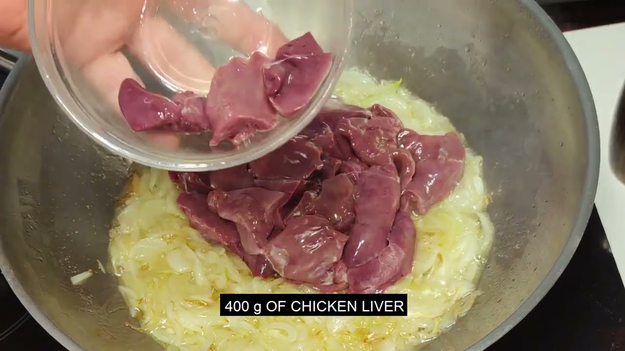 Starinska pileća džigerica -- Old chicken liver recipe