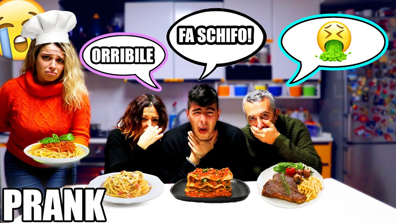 TUTTO CIO' CHE LA MIA RAGAZZA CUCINA FA SCHIFO..-SCHERZO! *CI E' RIMASTA MALISSIMO*