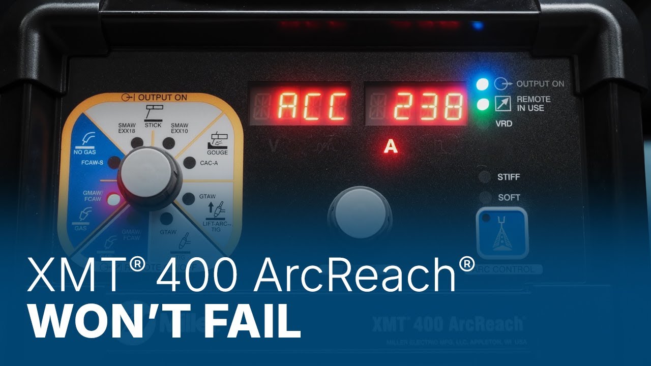 Miller® XMT® 400 ArcReach: The Life Test That Wouldn’t Fail