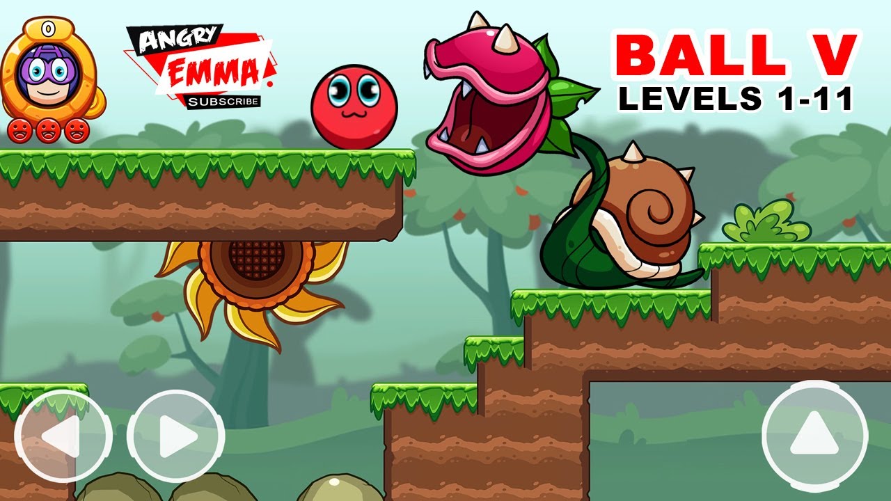 🔴Ball V - Red Boss Challenge - Levels 1-11 + BOSS