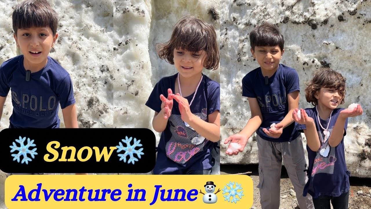 ❄️ Snow in June? |Snow Adventure in Naran | Unbelievable Snow in June 2025 🌄	| Snowy Mountain ❄️⛰️