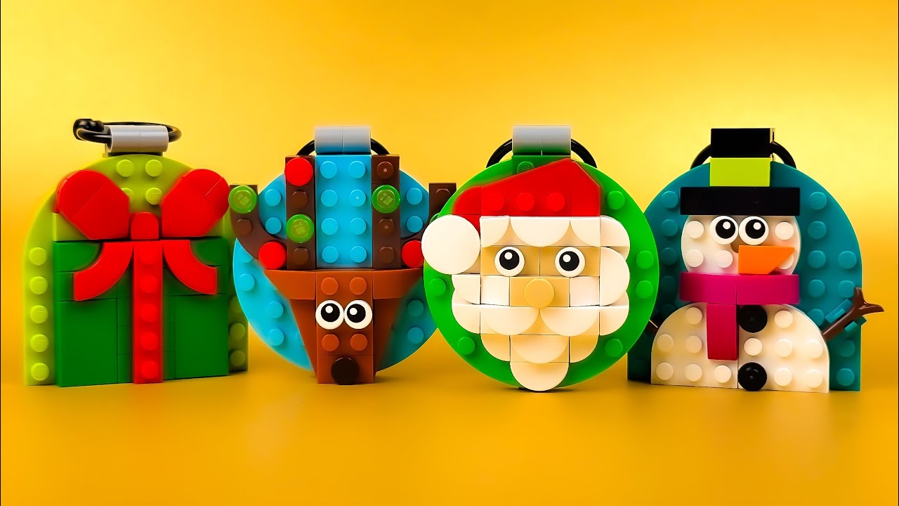 CHRISTMAS ORNAMENT SELECTION: LEGO Exclusive Christmas (Stop Motion Speed Build)