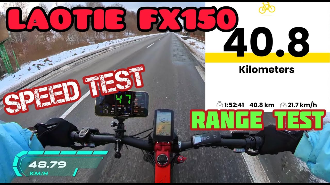 Laotie FX150 test dojazdu a r&yacute;chlost&iacute; | skoro som zamzrol 🥶🥶