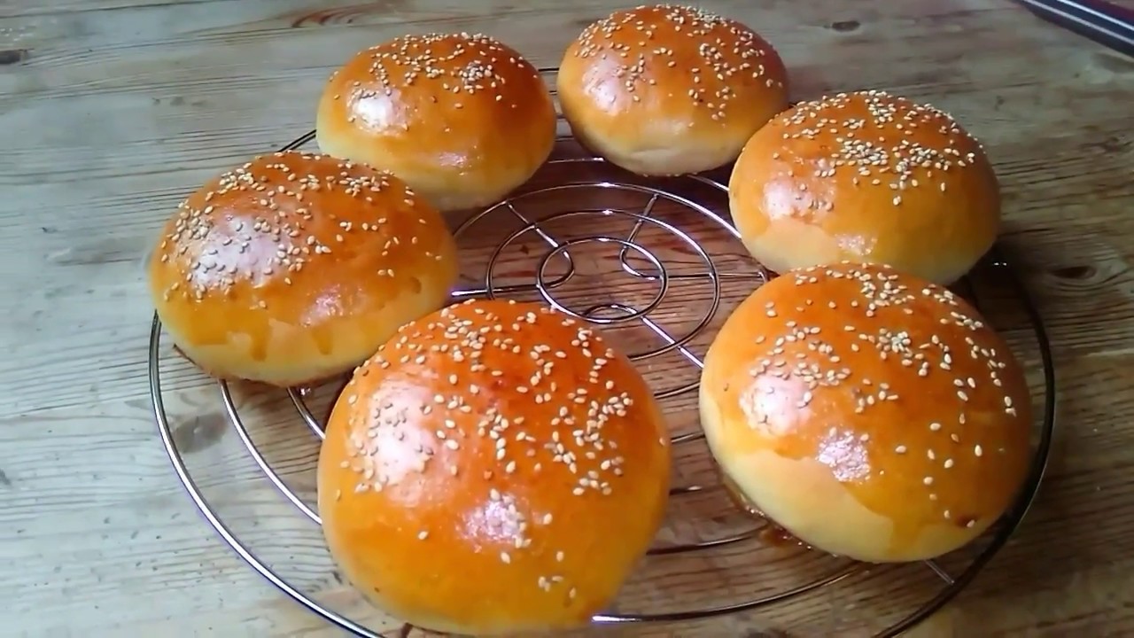 Pan para Hamburguesas - No se desmenuza, sale perfecto  ;D