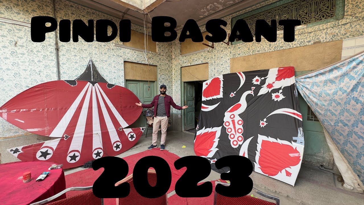 Pindi Basant 2023 || Rawalpindi City Basant || Biggest Kites in Bansant