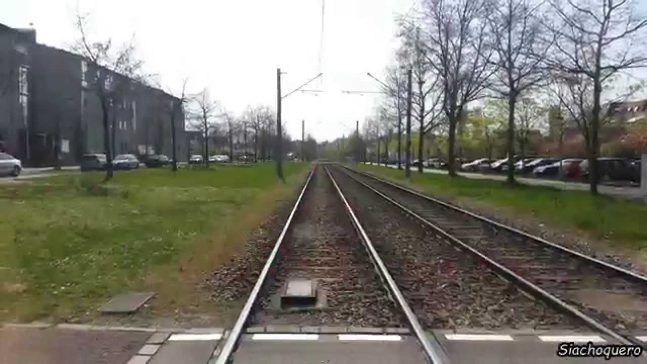 Karlsruhe Tram / Трамвай / Straßenbahn Linie 4 (Umgeleitet): Tivoli - Waldstadt (5x)