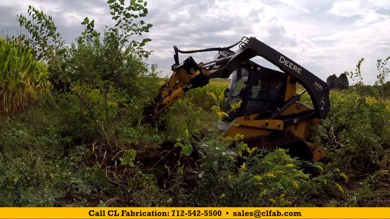 333G Skidloader Pulling Trees, DOMINATOR Tree Puller