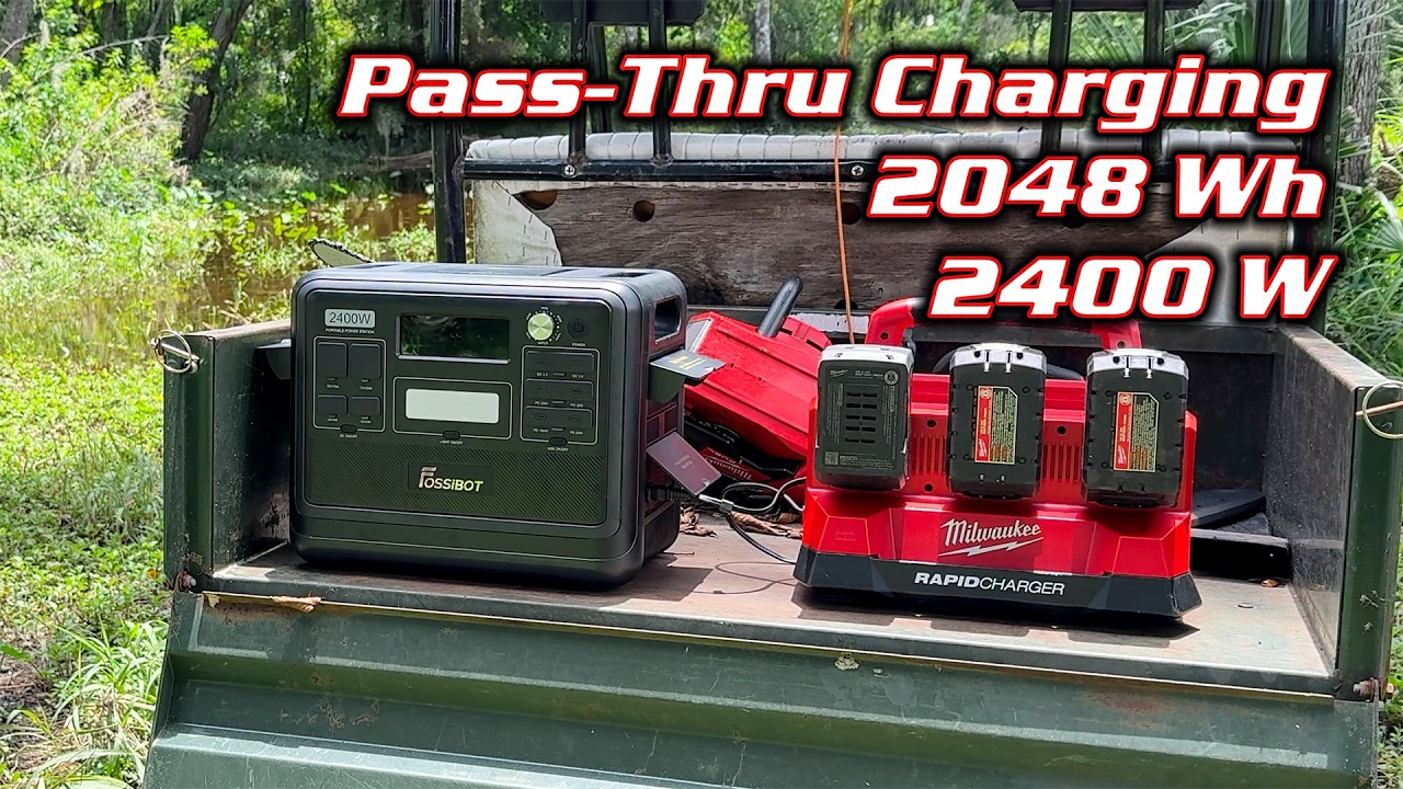 Fossibot Portable Power Station Tested – What Can It Really Run? 2,400 Watts [2400W LiFePO4]