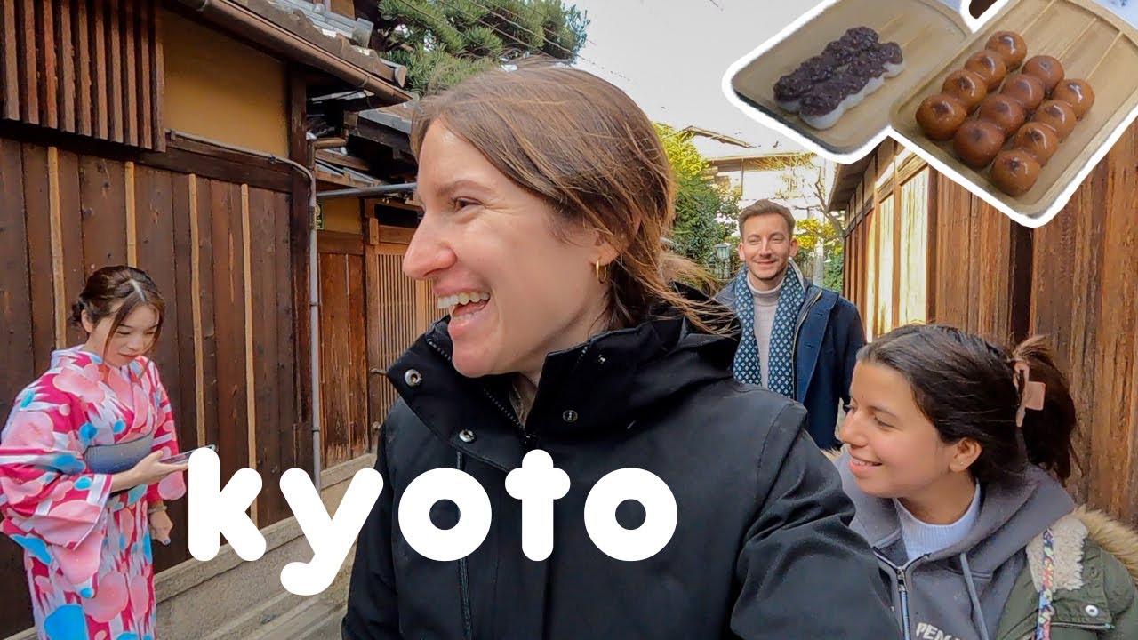 Walking Around Kyoto, Japan (Temple Hopping, Starbucks, Street Snacks, and Karaoke)