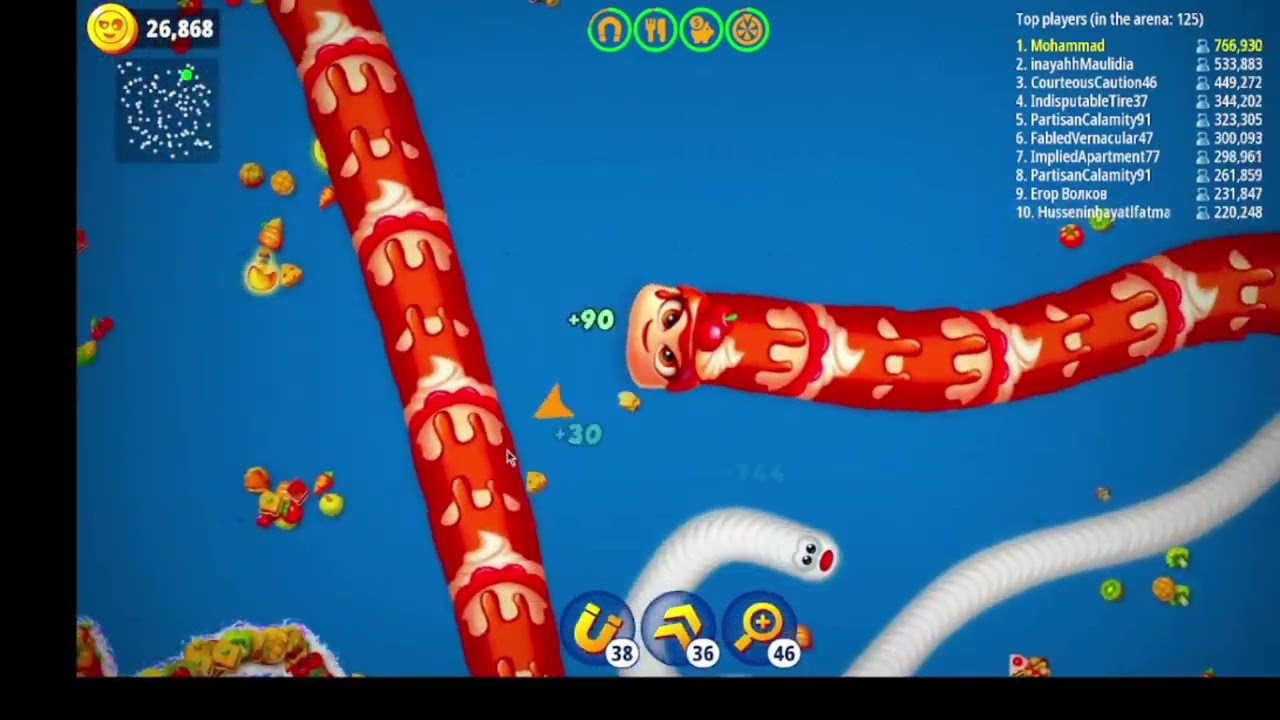 Worms Zone New Game Play