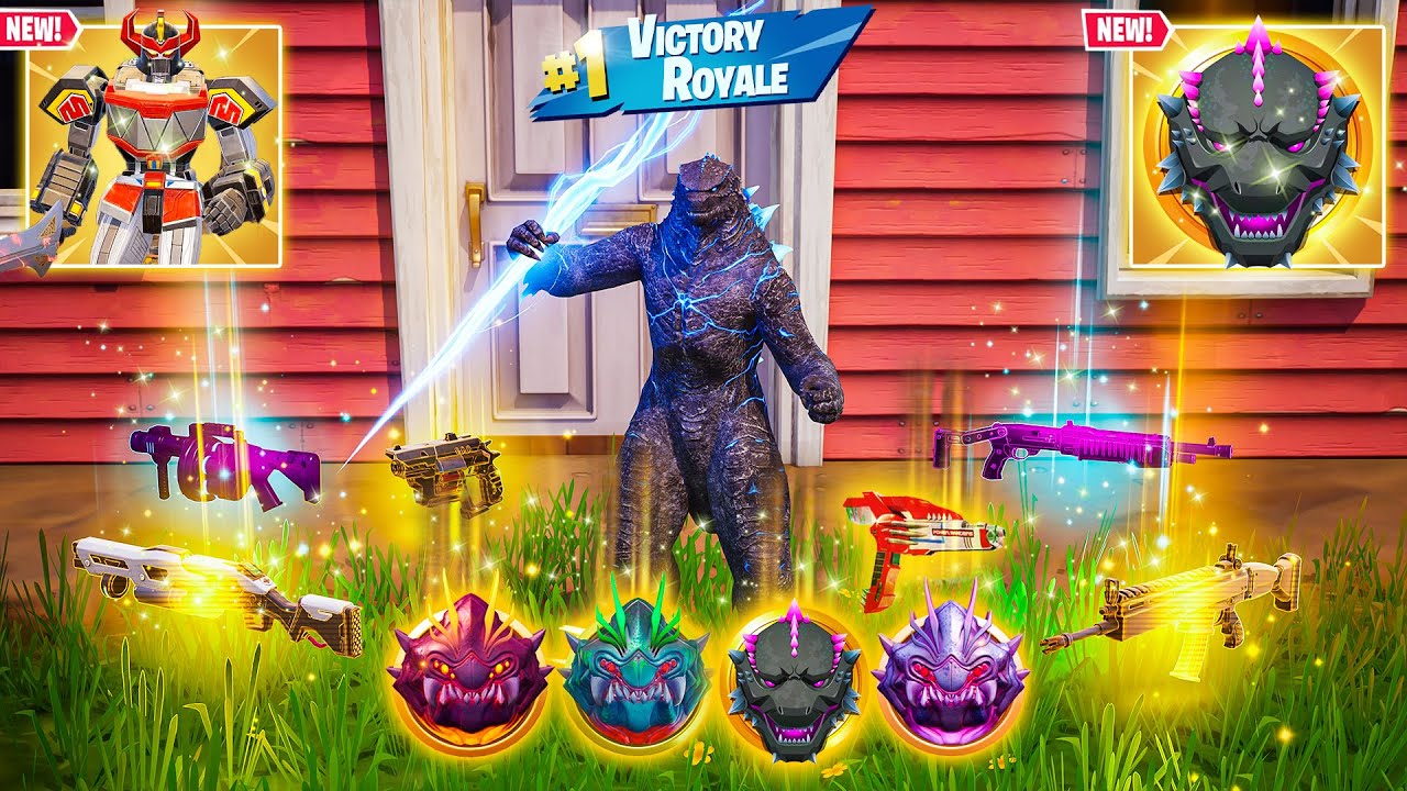 GODZILLA vs 3 NEW MEDALLIONS & MYTHIC’S CHALLENGE (NEW! Fortnite Chapter 6 Season 4)