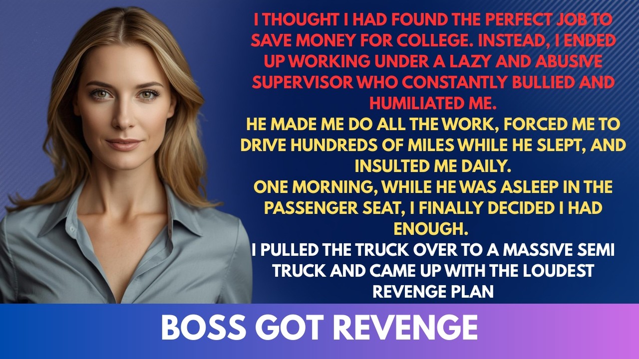 My Abusive Boss Fell Asleep… So I Woke Him Up With a Semi Truck Horn
