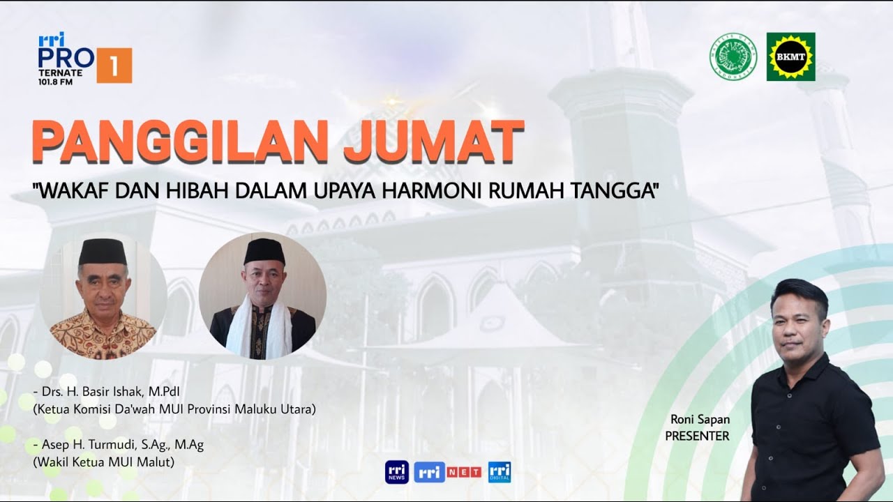 PANGGILAN JUMAT | WAKAF DAN HIBAH HARMONI RUMAH TANGGA