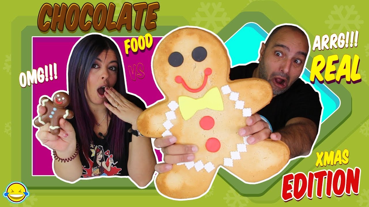 XMAS CHOCOLATE vs REAL Chocolate de Navidad vs Real Momentos Divertidos