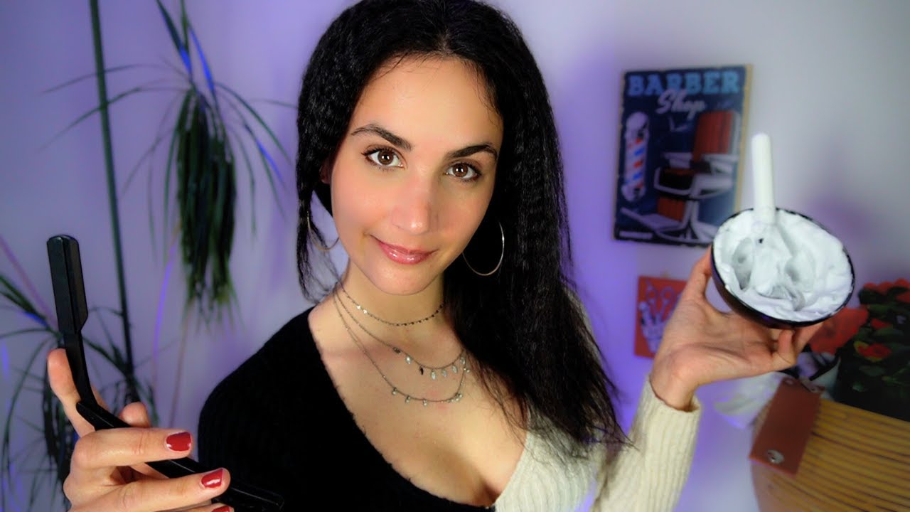 Barbiera FISSATA con te 💇‍♂️ | ASMR ITA | Men’s Barbershop Roleplay ◇ shampoo & trim