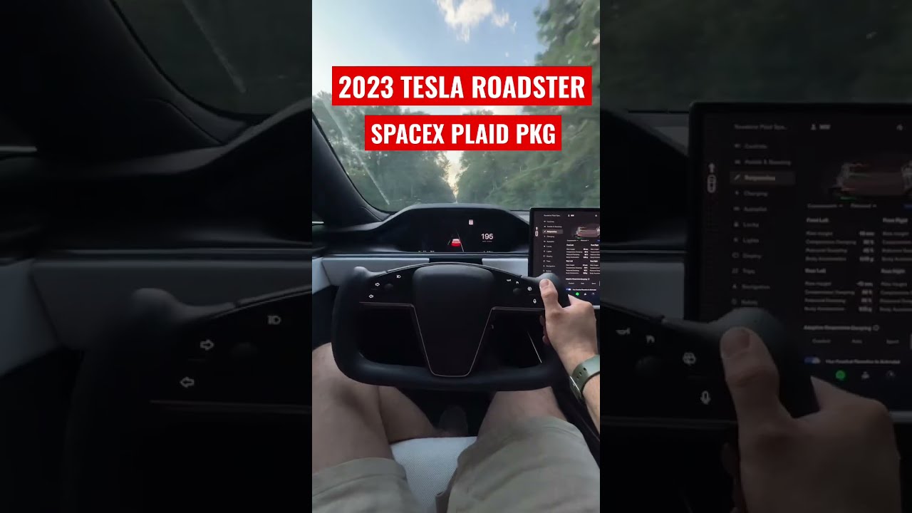 Tesla Roadster Plaid SPACEX Pkg 2026 года разгон от 0 до 217 миль в час &mdash; это гиперзвуковая скоро...