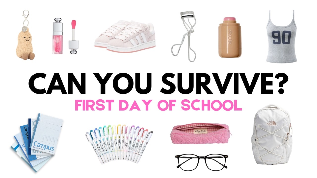 Can You Survive The FIRST DAY OF SCHOOL? 🏫 | Interactive Aesthetic Game
