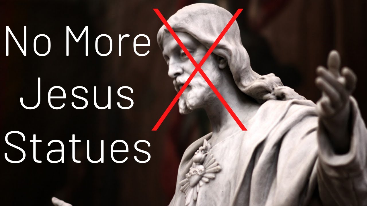 Tearing down JESUS Statues...