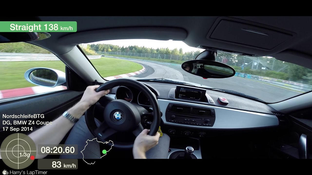 BMW Z4 POV Nurburgring Nordschleife 09/2014 Lap 1/1