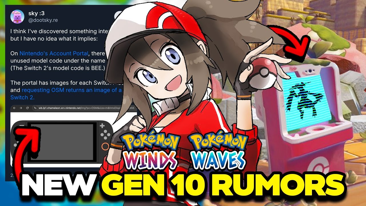 POKEMON NEWS!? Switch 2 OLED Model Rumors, Pok&eacute;mon Gen 10 Starter Rumours + More!