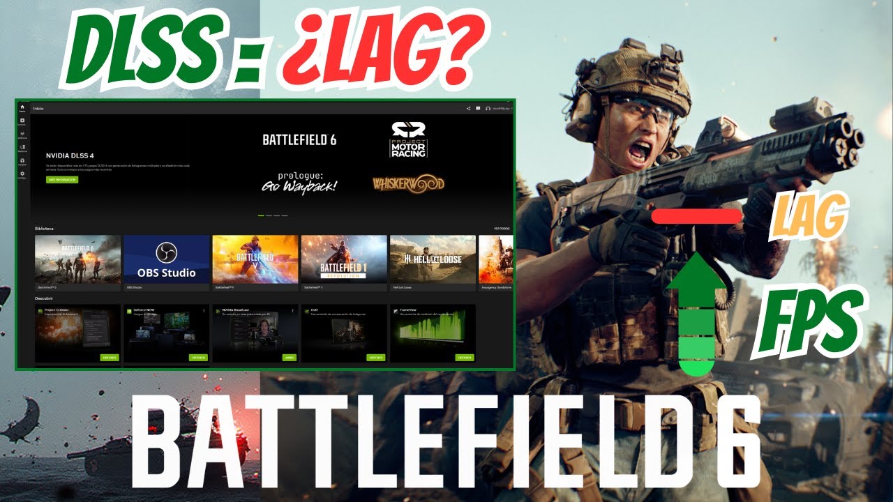 DLSS en Battlefield 6: El VERDADERO Input Lag ⚠️ SOLUCIÓN DEFINITIVA (Nvidia App)