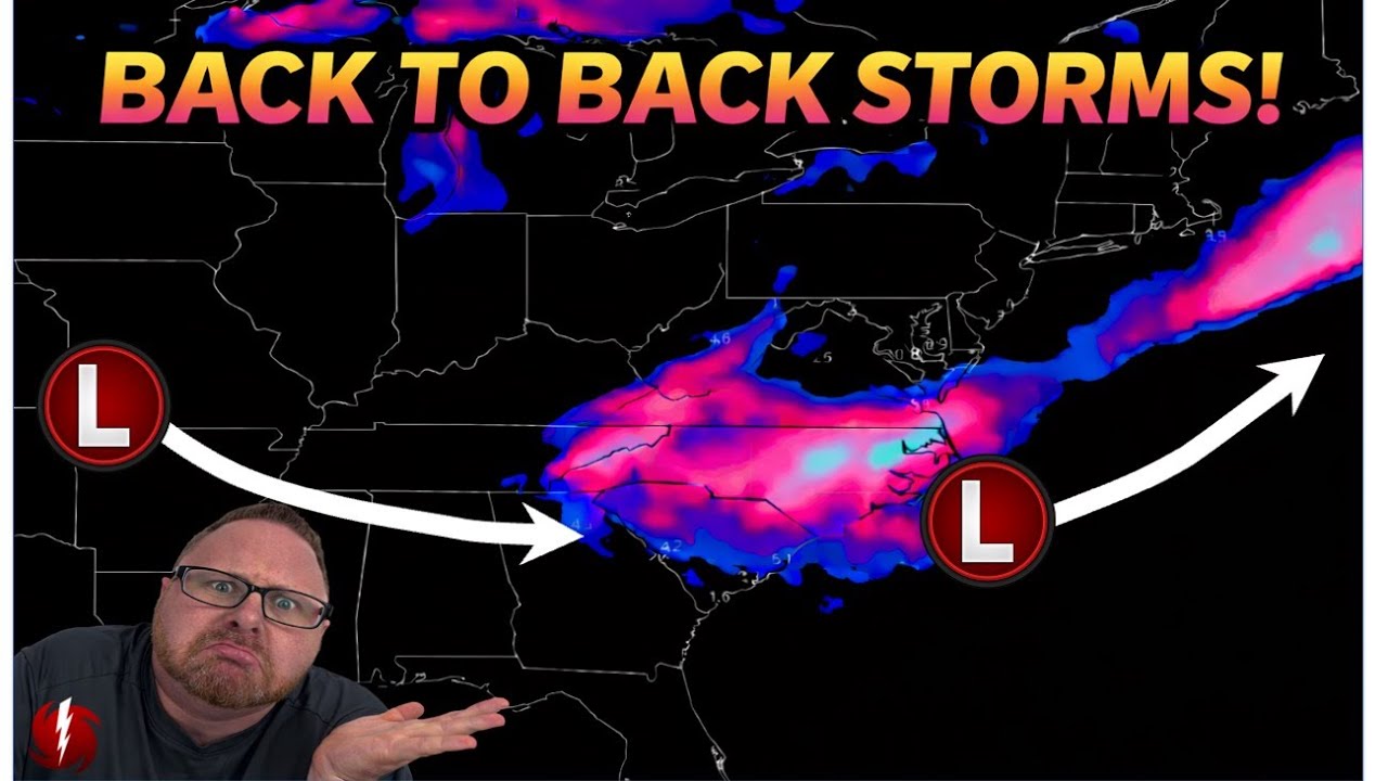 UNREAL Winter Weather Setup: Two Winter Storms in the Southeast!!!