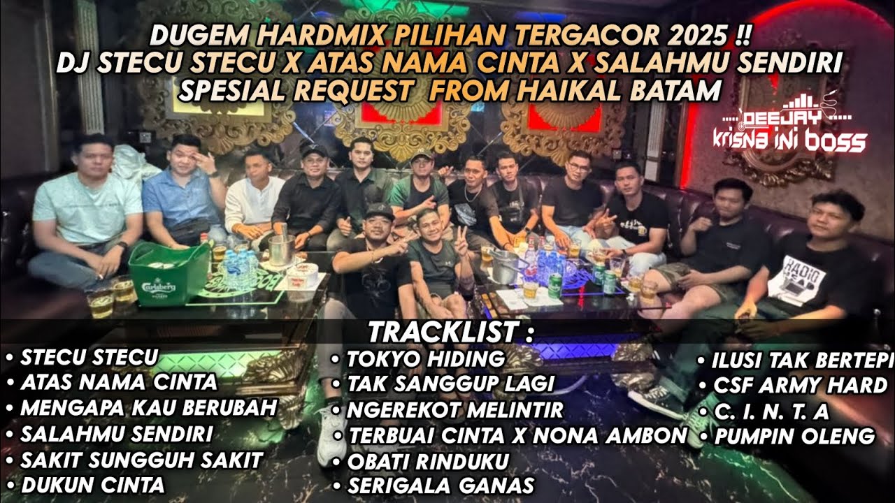 DUGEM HARDMIX PILIHAN TERGACOR 2025‼️DJ STECU STECU X ATAS NAMA CINTA X SALAHMU SENDIRI NEW
