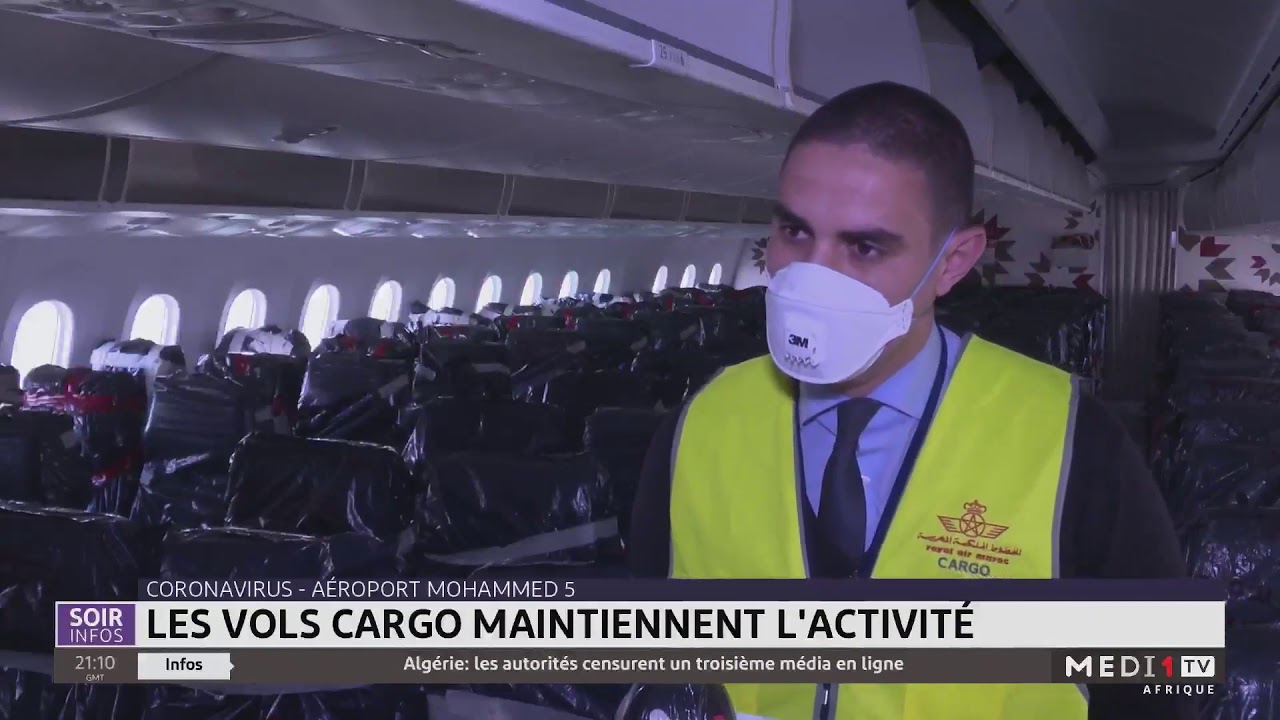 Coronavirus-aéroport Mohammed V: les vols cargos maintiennent l'activité