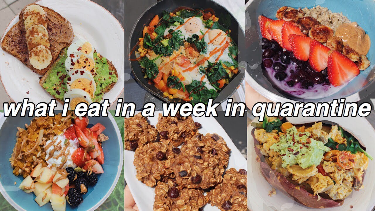 what i eat in a week (non vegan + healthy)