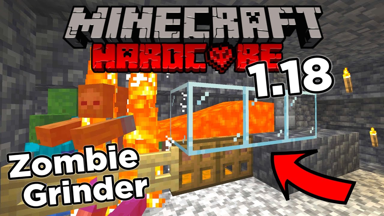 Minecraft 1.18 Hardcore Survival - Эпизод 7 - EZ Mob Grinder XP Farm