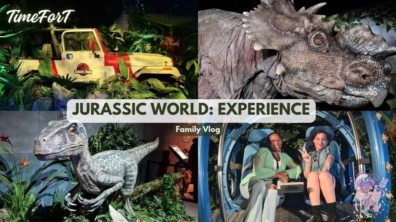 JURASSIC WORLD: THE EXPERIENCE London vlog || ByTimeForT