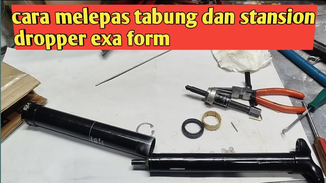 tutorial melepas stansion dari tabung dropper exa form