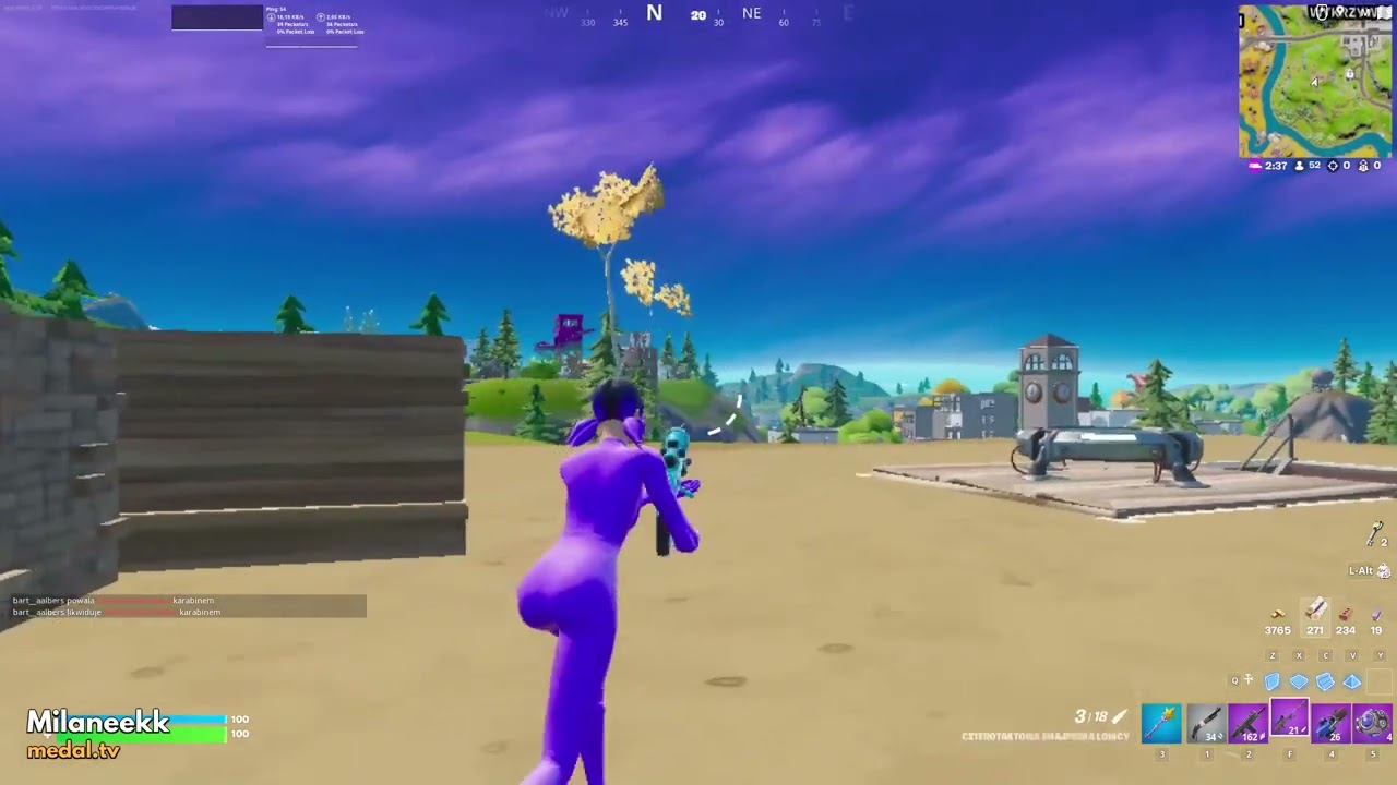 🔵 Fortnite / double snajpa jakies nobki