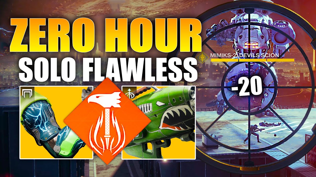 Solo Flawless ZERO HOUR EXPERT on titan | Destiny 2 Edge of Fate