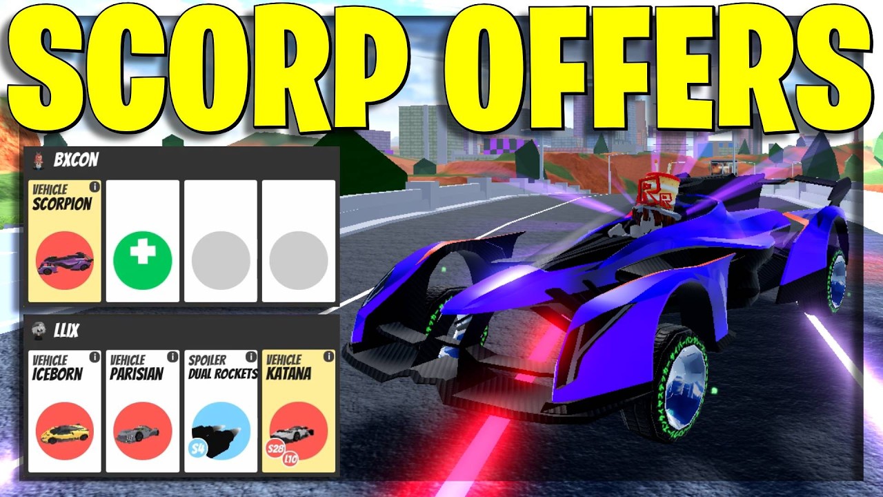 What Do People Offer for Scorpion? (Roblox Jailbreak)