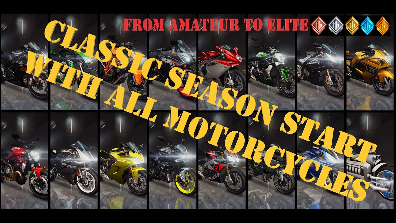 CLASSIC season START with ALL motorbikes | Asphalt 8