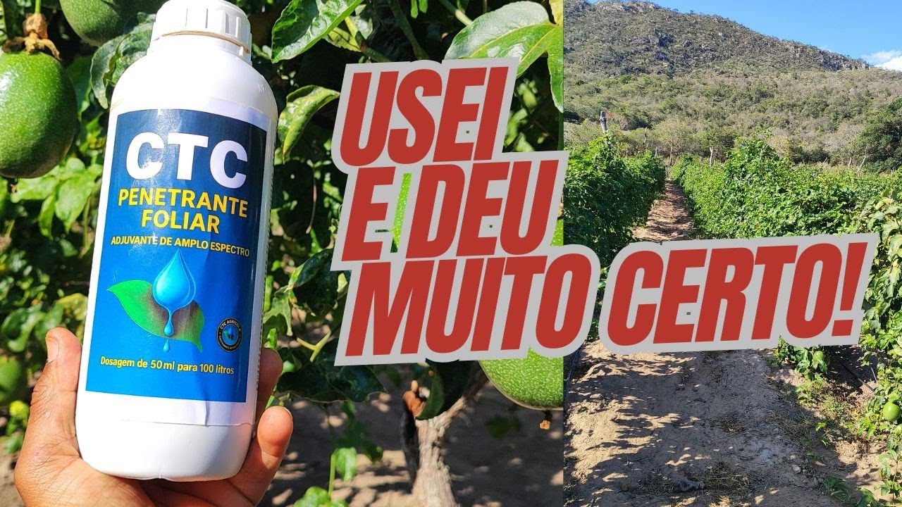 ✅(CTC PENETRANTE) NA PULVERIZAÇÃO DO MARACUJÁ É BOM?