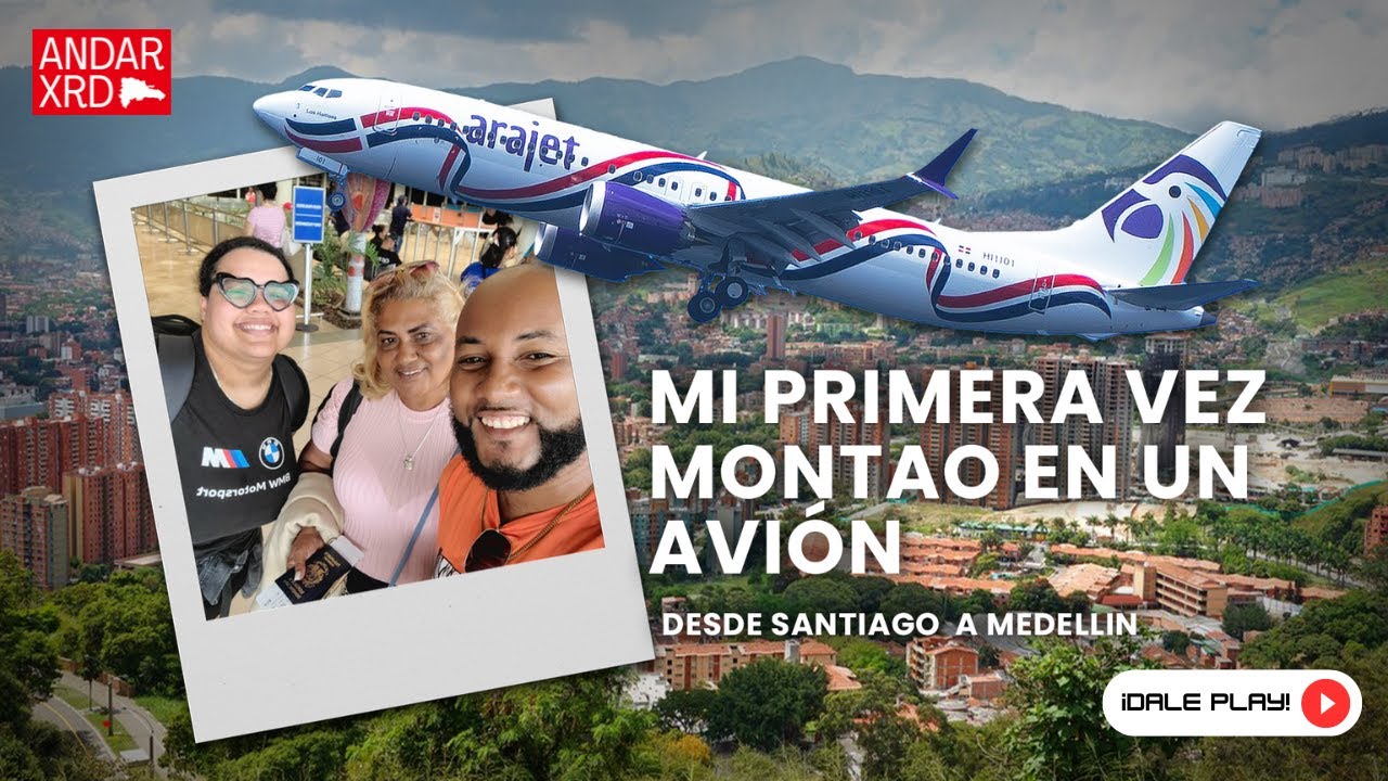 Mi experiencia en un Avión desde santiago hacía Medellin  😱 (COLOMBIA)