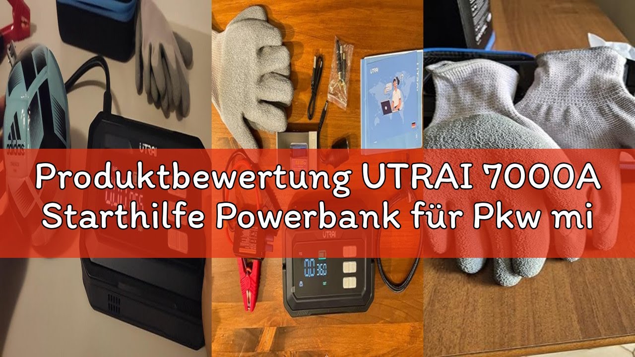 Produktbewertung UTRAI 7000A Starthilfe Powerbank für Pkw mit Kompressor, Booster Auto Starthilfe Po