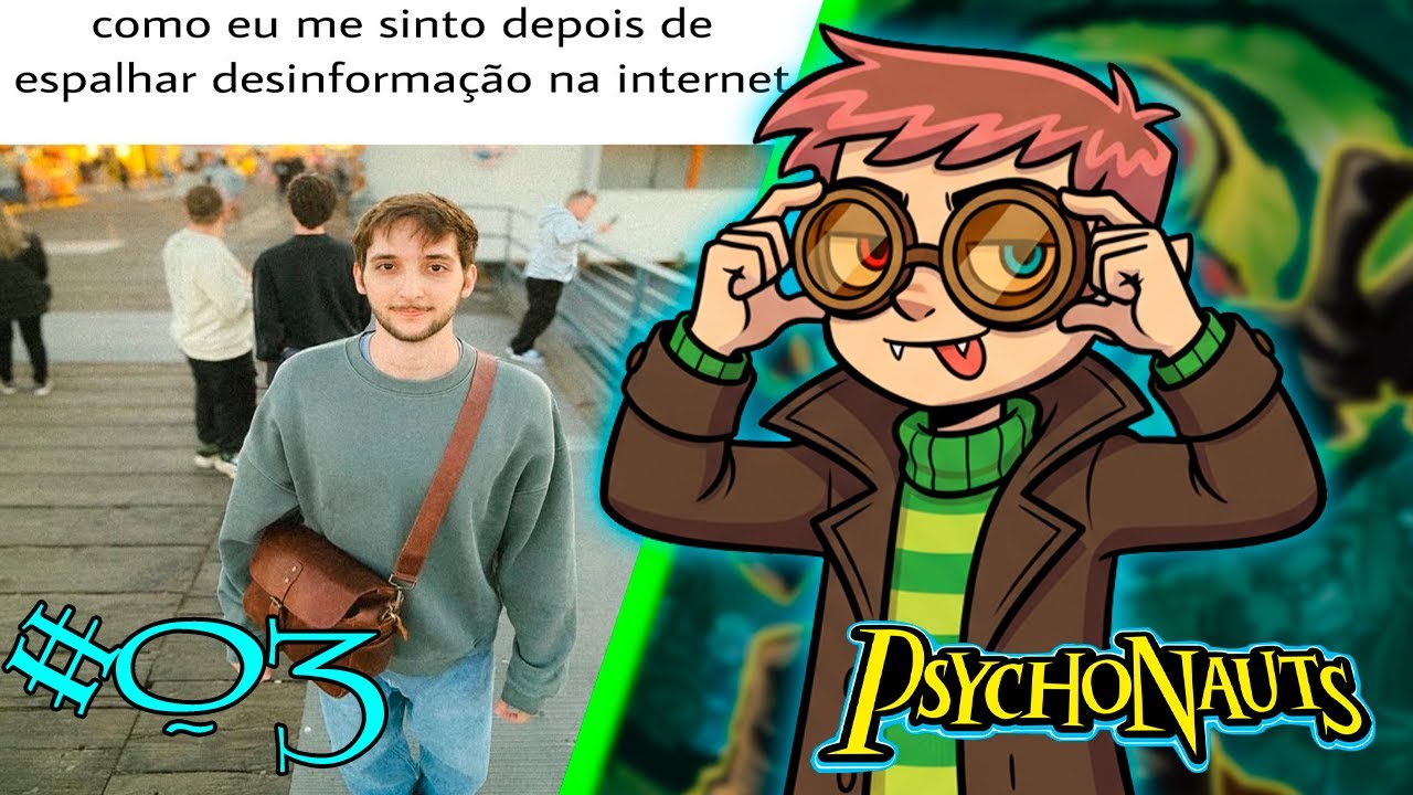 🧠😂 Então quer dizer que DENTRO da nossa CABEÇA tem um CÉREBRO? - Psychonauts #3