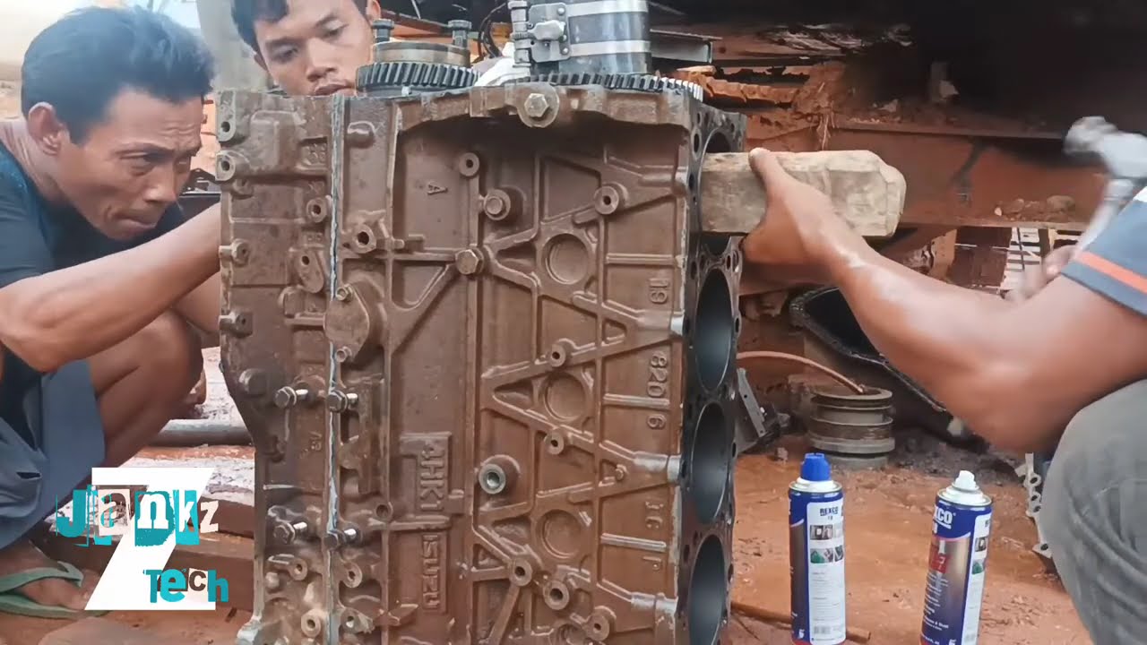 rakit engine 4HK1 ( isuzu ) excavator SH210-6 ( sumitomo )