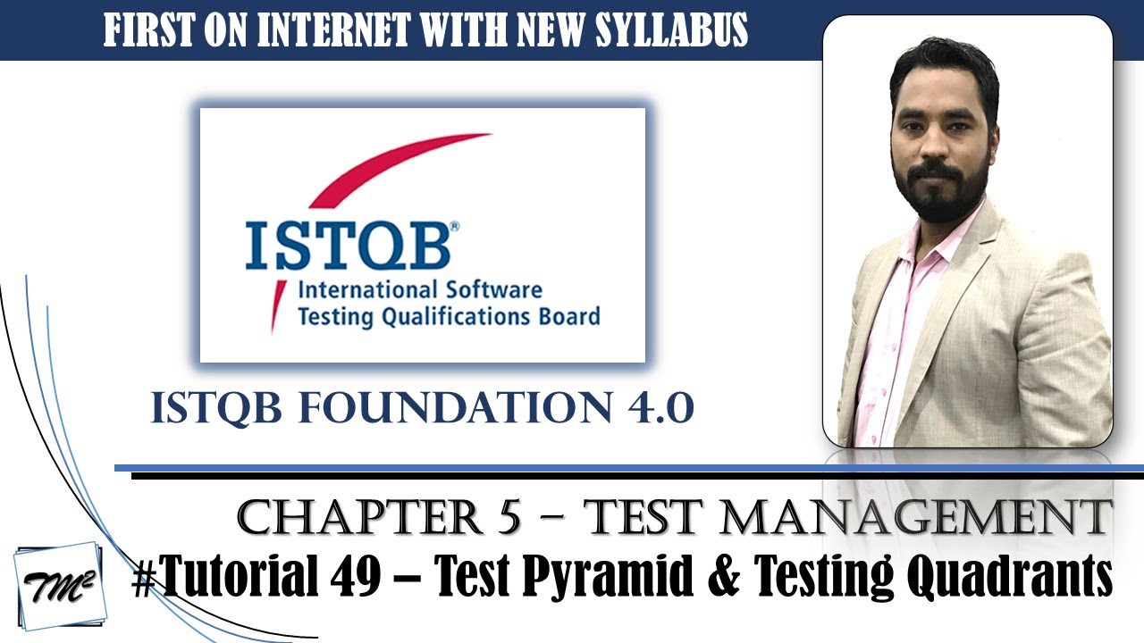 ISTQB FOUNDATION 4.0 | Tutorial 49 | Test Pyramid | Testing Quadrants | Test Management | CTFL