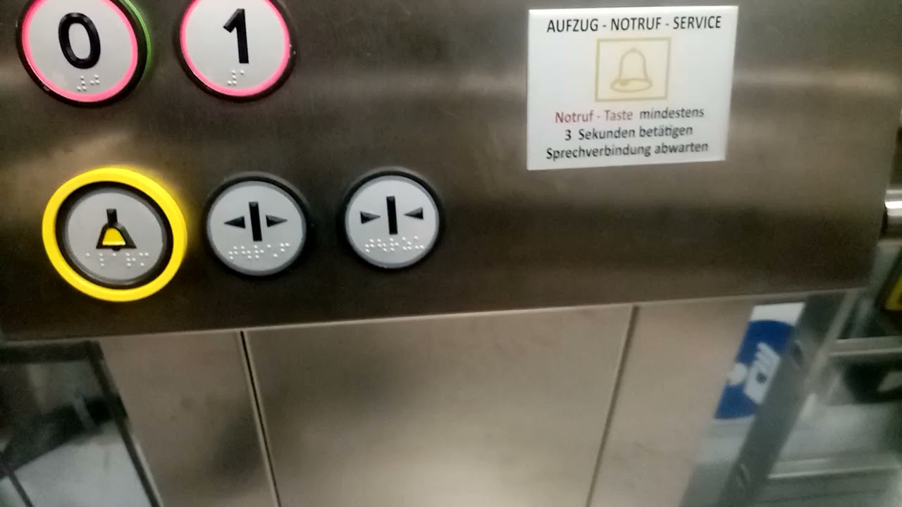 Komplette Aufzugstour im Dortmunder Hauptbahnhof.