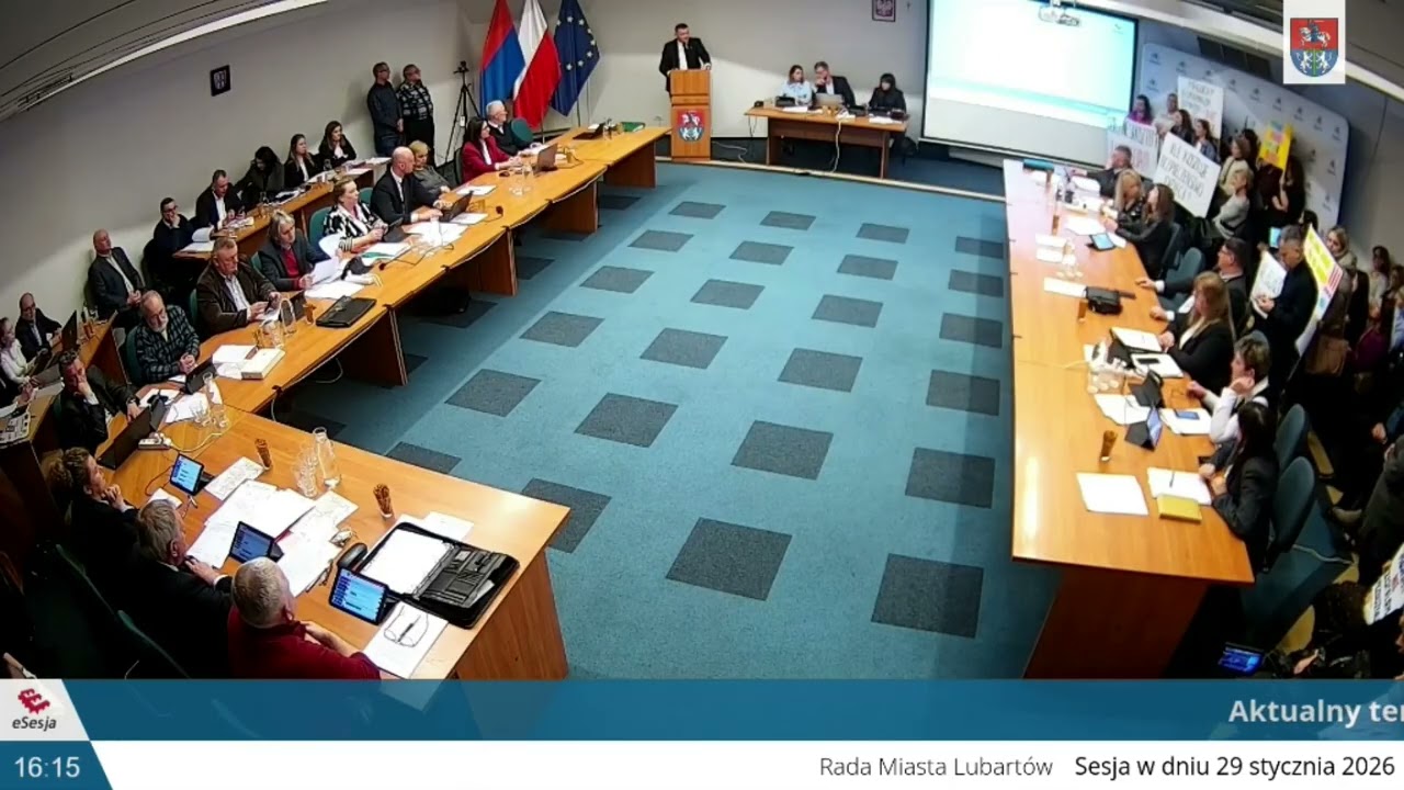 20 sesja RM Lubartów - IX kadencja w dniu 29.01.2026