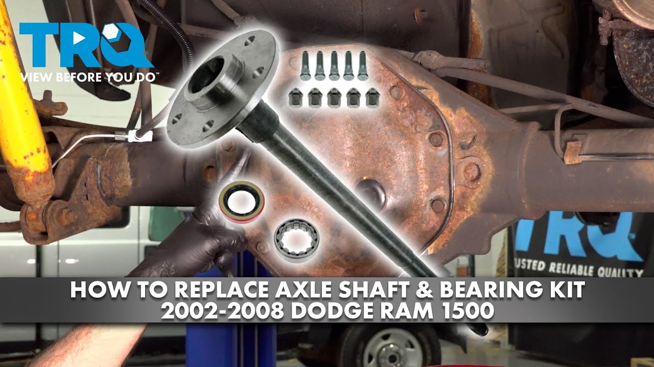How to Replace Rear Axle Shaft & Bearing Kit 2002-2008 Dodge Ram 1500