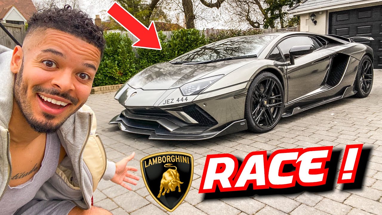 RACING MY LAMBORGHINI AVENTADOR | EPIC DRAG RACE 🔥 | Jeremy Lynch