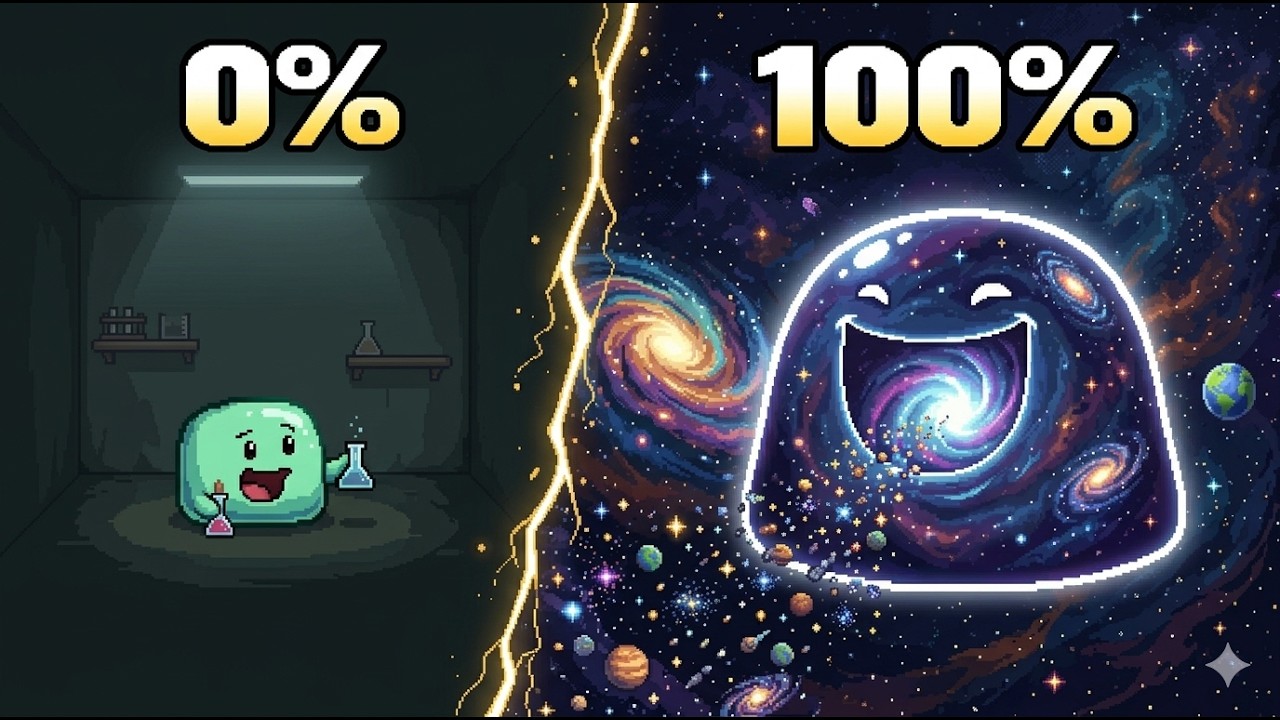 Alimente a Glonk hasta que consumio el 100% del UNIVERSO!