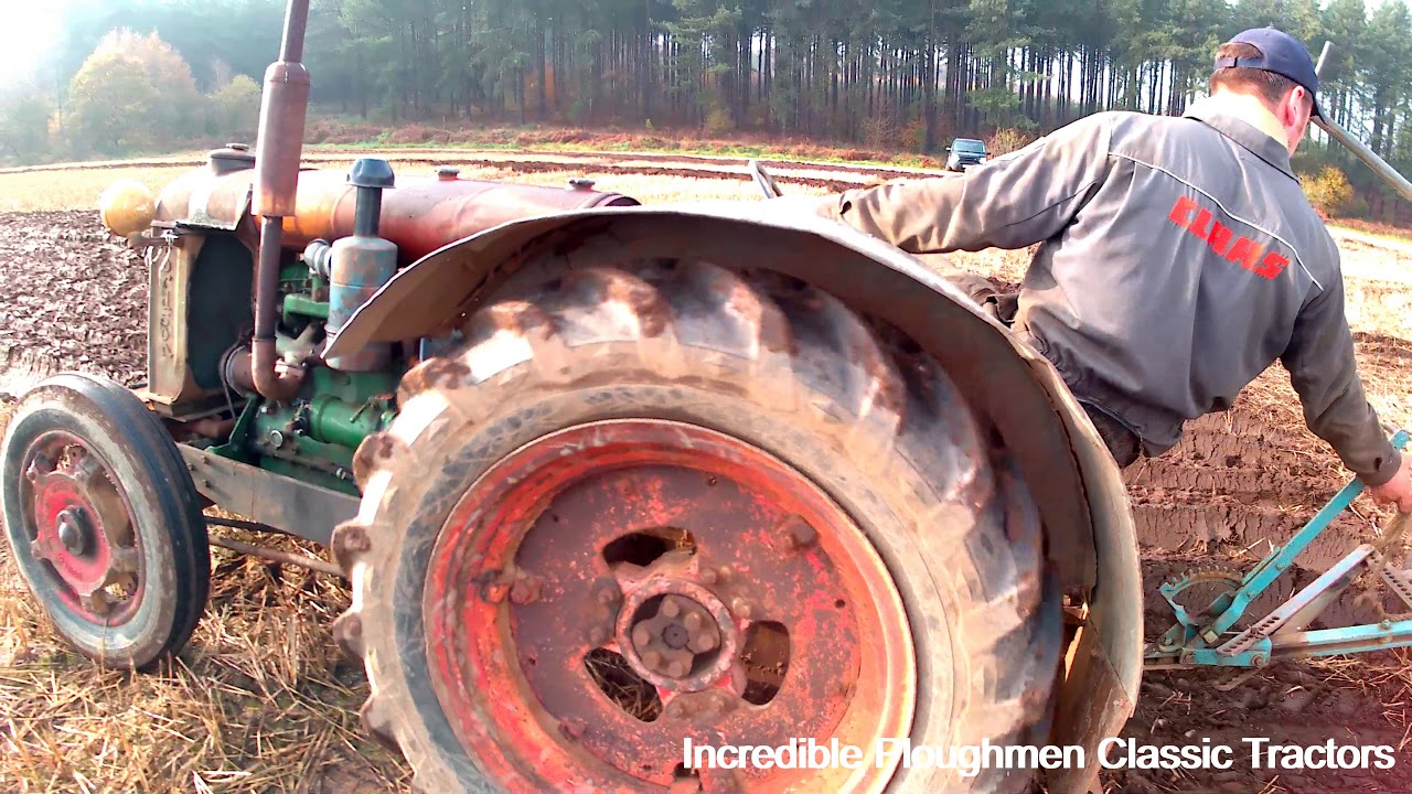 1938 Fordson Model N 3.6 Litre 4-Cyl Diesel Tractor (37 HP) with Ransomes Plough