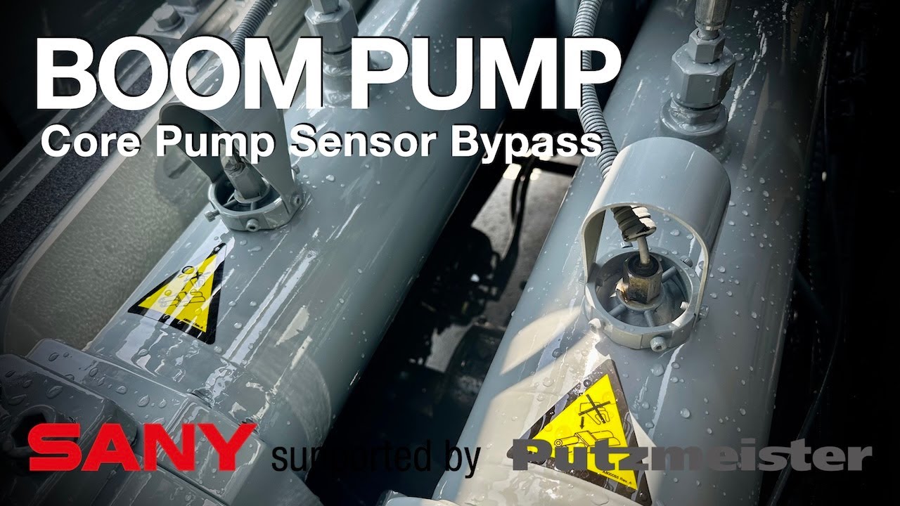 SANY Boom Pump | SYSD Core Pump Linear Sensor Bypass | Quick Start Video Series |Putzmeister Academy