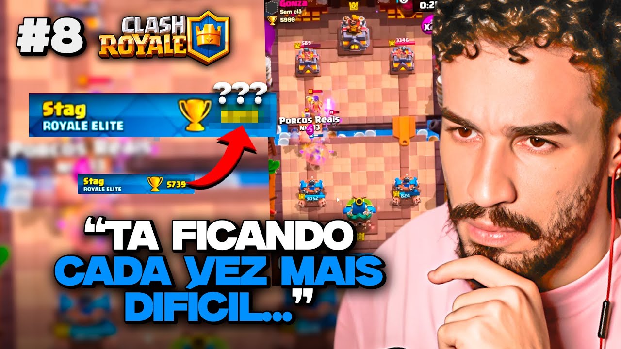 A SAGA DOS 6000 TROFÉUS E A INDECISÃO SOBRE O DECK IDEAL! | CLASH ROYALE #8